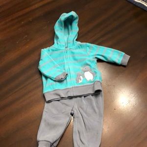 Velour sweatsuit
